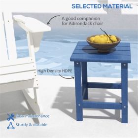 Adirondack 2-Tier Patio End Table – Outdoor Side Table (Color: as picture)