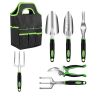 Garden Tools Set for Pruning, Digging & Weeding
