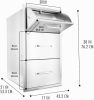 Outdoor Kitchen Drawer Combo – 304 Stainless Steel BBQ Triple Drawer & Trash Drawer for BBQ Island