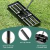 Lawn Leveling Rake with 67" Long Handle for Yard & Garden