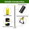 Adjustable Garden Hoe Stirrup Hula Hoe Weeder Cultivator Tool