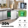 Outdoor Kitchen Drawer Combo – 304 Stainless Steel BBQ Triple Drawer & Trash Drawer for BBQ Island