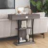 Console Table with Drawer and 2-Tier Shelves – Entryway & Living Room Storage Table