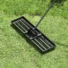 Lawn Leveling Rake with 67" Long Handle for Yard & Garden