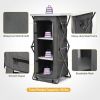 Folding Camping Storage Cabinet with 3 Shelves & Carry Bag