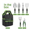 Garden Tools Set for Pruning, Digging & Weeding
