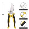 Professional Bypass Pruning Shears – Stainless Steel Garden Pruner Scissors